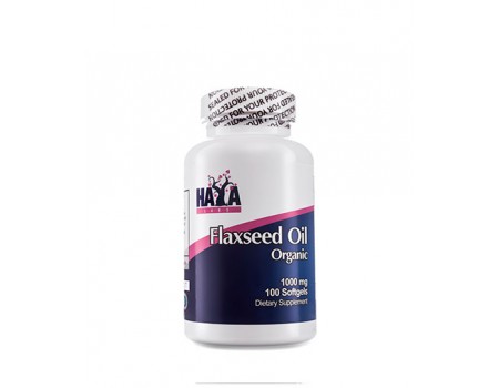 FLAXSEED OIL ORGANIC 1000 mg. 100 capsules
